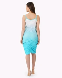 Partywear Cool Dress - Multicolor, S, Free