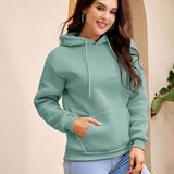 Solid Hoodie - Cascade, L, Free