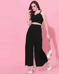 Cool Top & Bottom Set - Black, L, Free