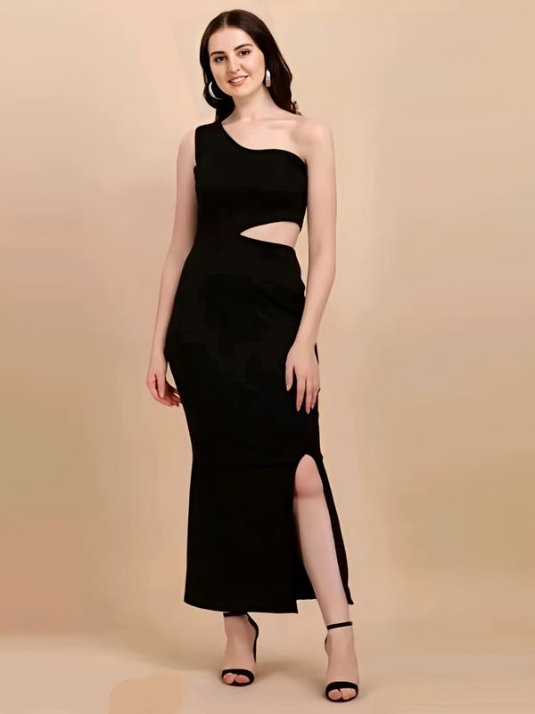 Casual Party dress - Black, XS, Free