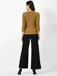 Round Neck Skimmer Top - Potters Clay, M, Free