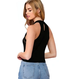Casual Tank Top - Black, XL, Free