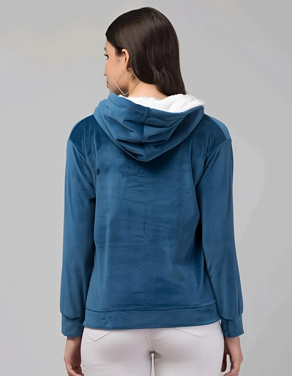 Velvet Comfy Sweatshirt - Biscay, M, Free