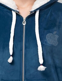 Velvet Comfy Sweatshirt - Biscay, L, Free