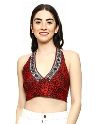 Cool Halter Top - Tall Poppy, Free Size, Free