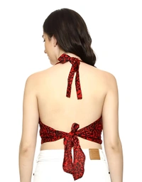 Cool Halter Top - Tall Poppy, Free Size, Free