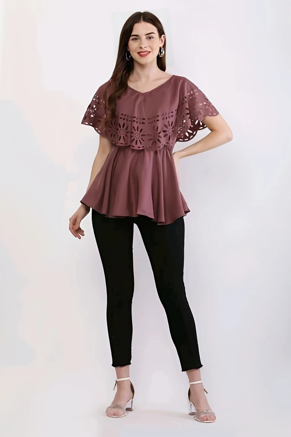 Trendy Flared Top - Au Chico, XL, Free