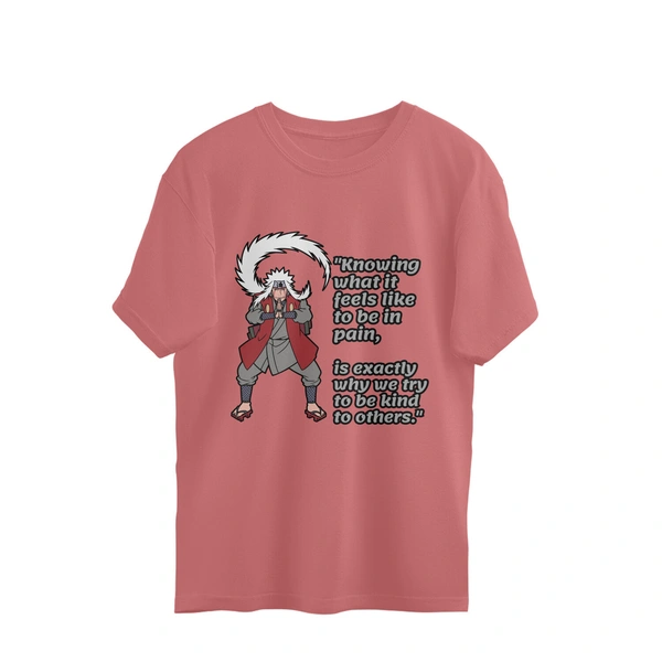 Naruto Jiraiya Quote Men's T-shirt - Rose Bud, XXL, Free