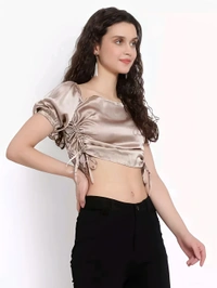 Crepe Top - Moon Mist, XL, Free