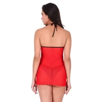 Imported Baby Doll - Black & Red, Free Size, Free