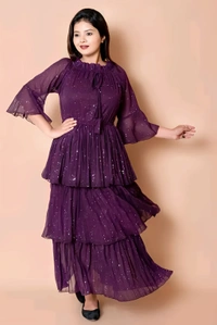 Party Maxi Dress - Wine Berry, S, Free