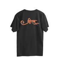 Shree Ram Front & Back Men's Oversized Tshirt - Black, M, Free