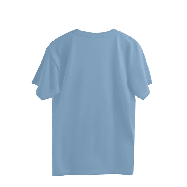 Madara Uchiha Quote Men's Oversized T-shirt - Baby Blue, M, Free