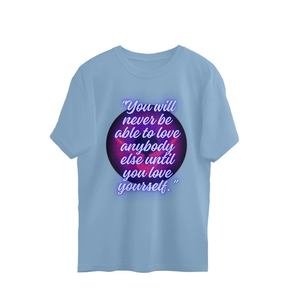 Lelouch Lamperouge Quote Men's Oversized T-shirt - Baby Blue, S, Free