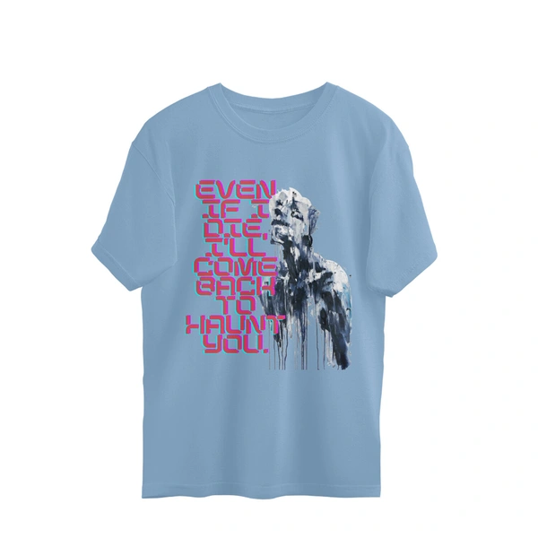 Fairy Tail Men's Oversized Tshirt - Baby Blue, S, Free