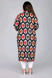 A-Line Kurta - Ship Gray, 4XL, Free