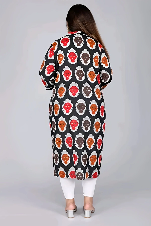 A-Line Kurta - Ship Gray, 4XL, Free