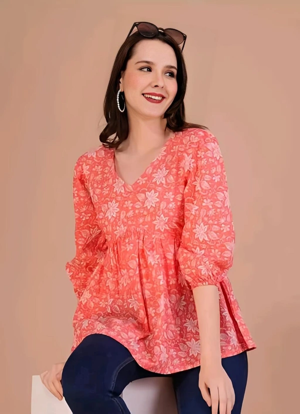 Printed Top - Bittersweet, S, Free