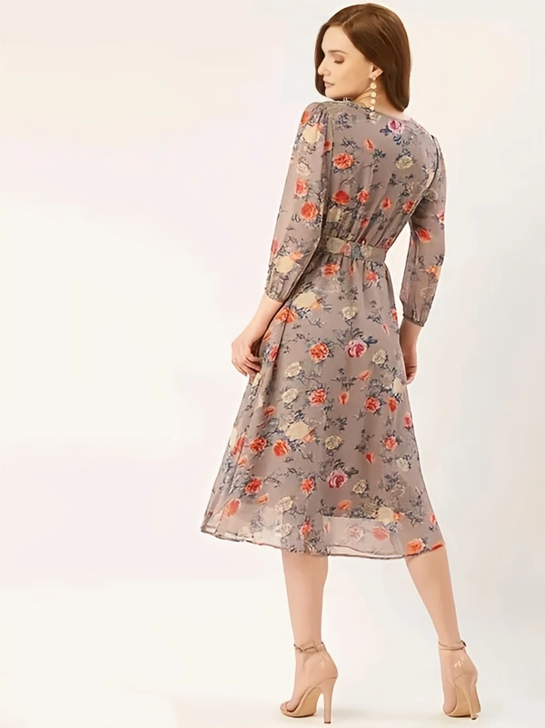 A-line Dress - Quicksand, M, Free