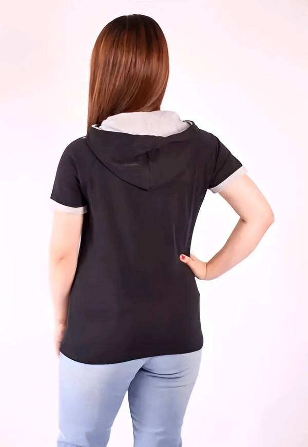 Cotton T-shirt - Black, M, Free