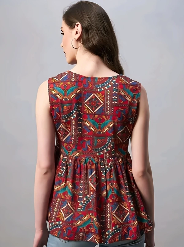 Sleeveless Cotton Top - Fuzzy Wuzzy Brown, XS, Free