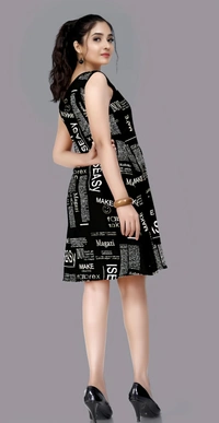 Trendy Crepe Top - Black, XXL, Free