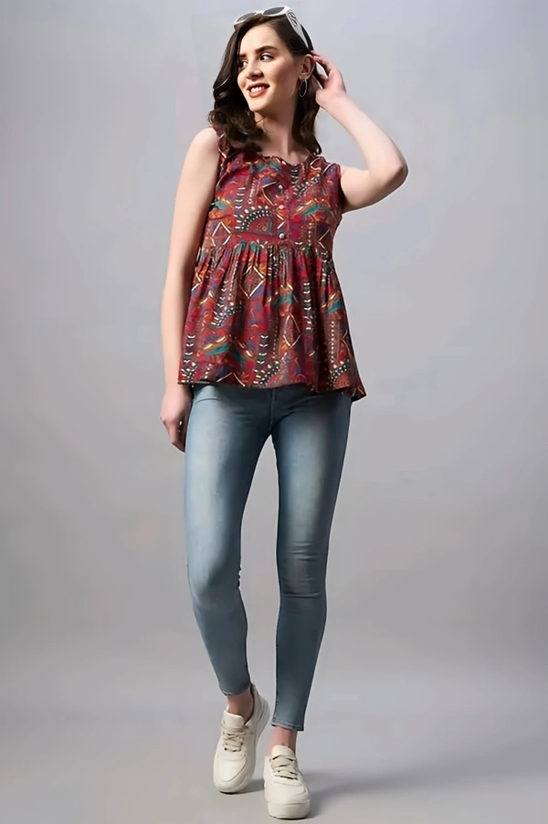Sleeveless Cotton Top - Fuzzy Wuzzy Brown, XS, Free