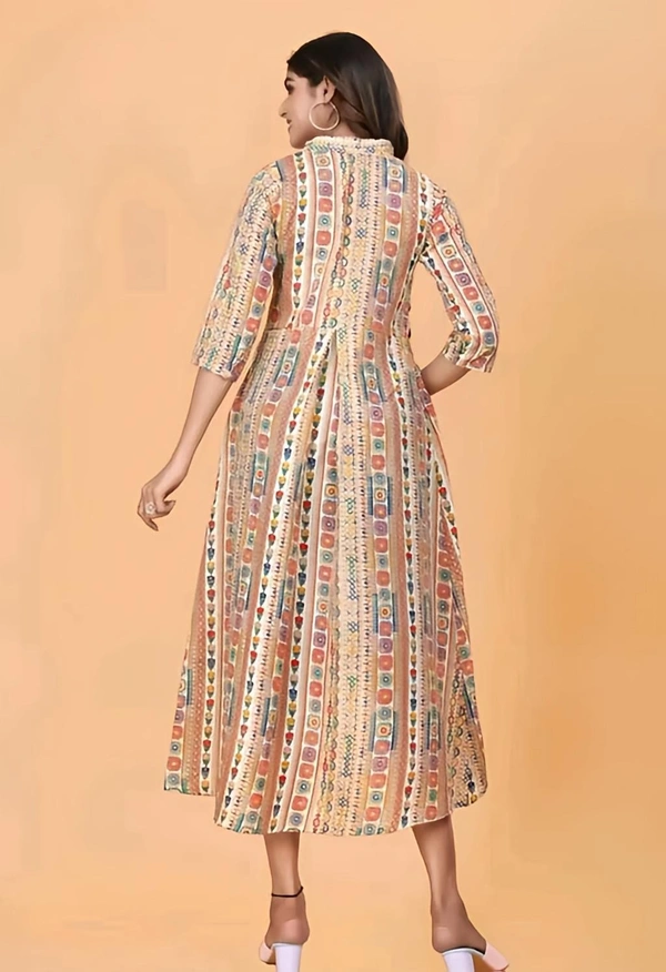 Cotton Midi Dress - Sisal, S, Free