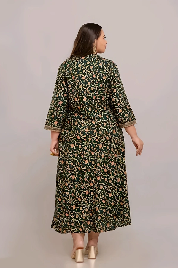 Rayon Plus Size Kurti - Mirage, 4XL, Free