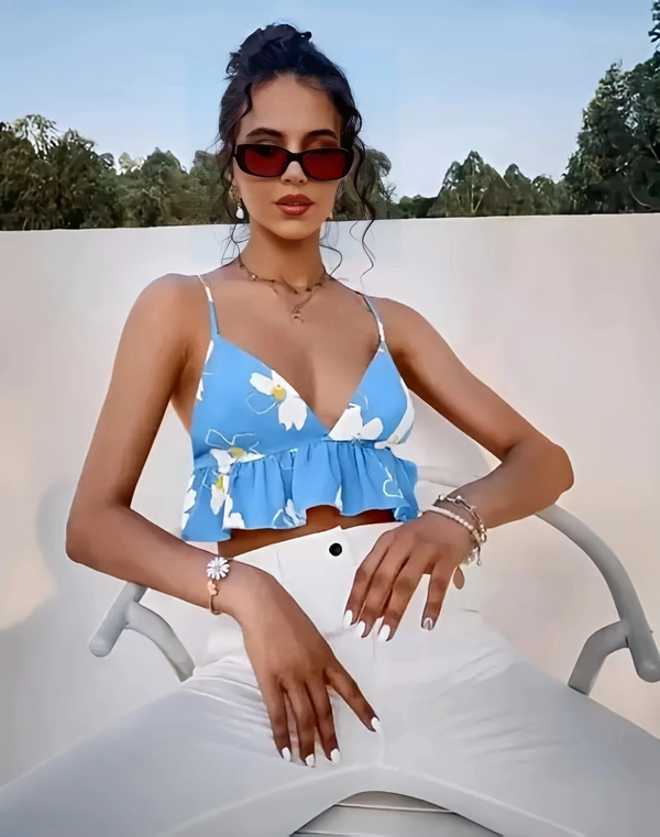 Noodle Straps Top - Malibu, M, Free