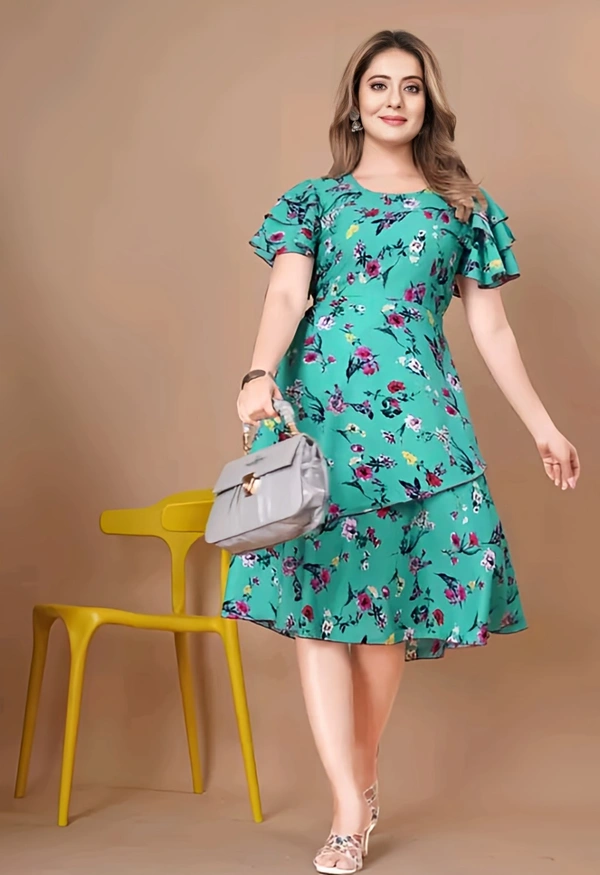 Knee Length Dress - Viking, S, Free