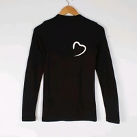 Cotton T-shirt - Black, L, Free