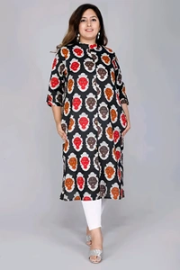 A-Line Kurta - Ship Gray, 4XL, Free