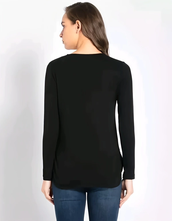 Cotton T-shirt - Black, L, Free