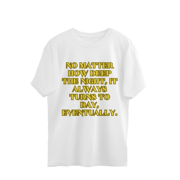 One Piece Quote Men's Oversized Tshirt - White, XL, Free