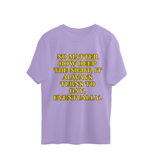 One Piece Quote Men's Oversized Tshirt - Lavender, XXL, Free
