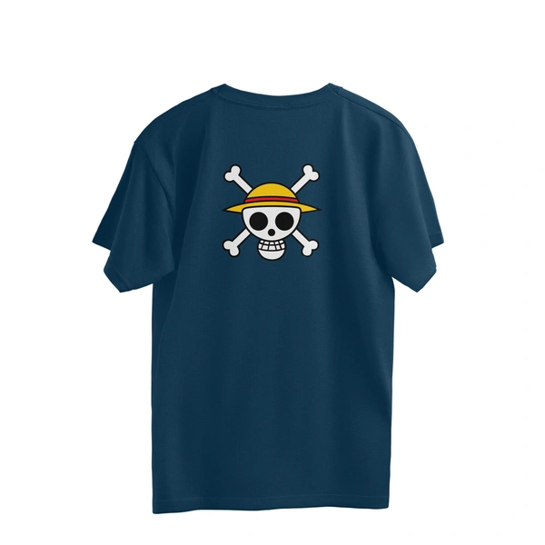 One Piece Quote Men's Oversized Tshirt - Nile Blue, S, Free