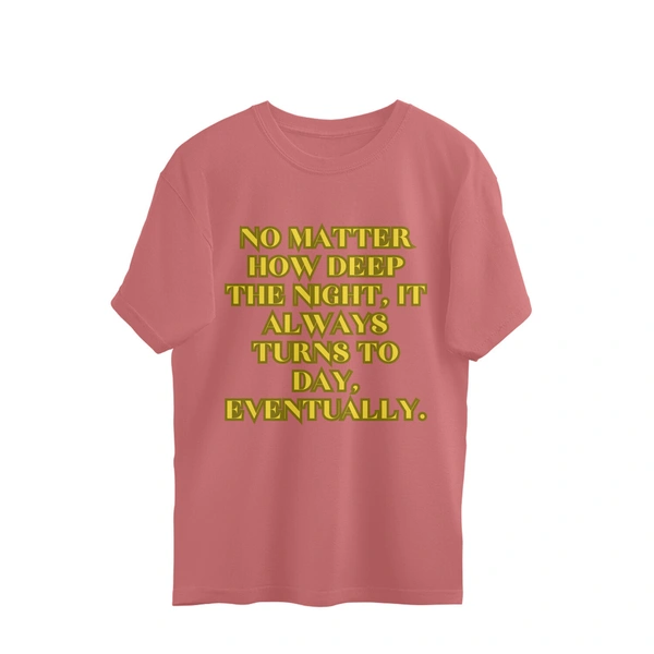One Piece Quote Men's Oversized Tshirt - Rose Bud, XXL, Free