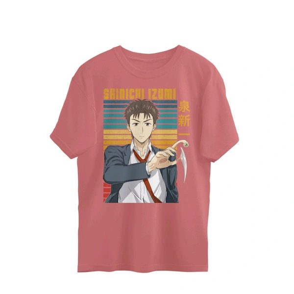 Shinichi Izumi Oversized T-shirt (01) - Rose Bud, L, Free