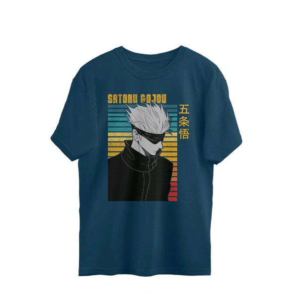 "Satoru Gojou Oversized T-shirt" - Nile Blue, XXL, Free