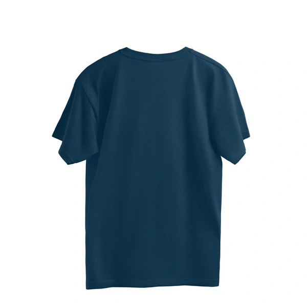 Colorful Vintage Oversized T-shirt - Nile Blue, S, Free