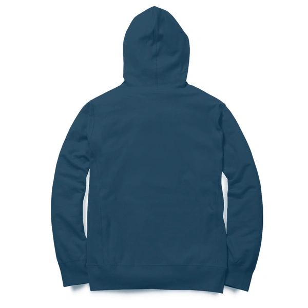 Jai Shree Krishna Hoodie - Blue Whale, S, Free
