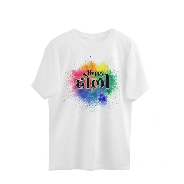 Happy Holi Color Blast Oversized T-shirt