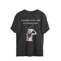 Future Hello Oversized T-shirt - Black, Free, XS
