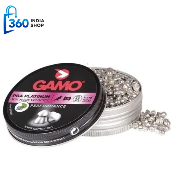 Gamo PBA Platinum 0.177 Cal Pellets 5.09gr, 125ct