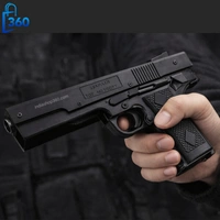 Spartan Air Pistol With Metal Loader - Realistic Look Design Full Body Metal - Black