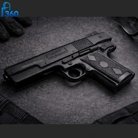 Spartan Air Pistol With Metal Loader - Realistic Look Design Full Body Metal - Black