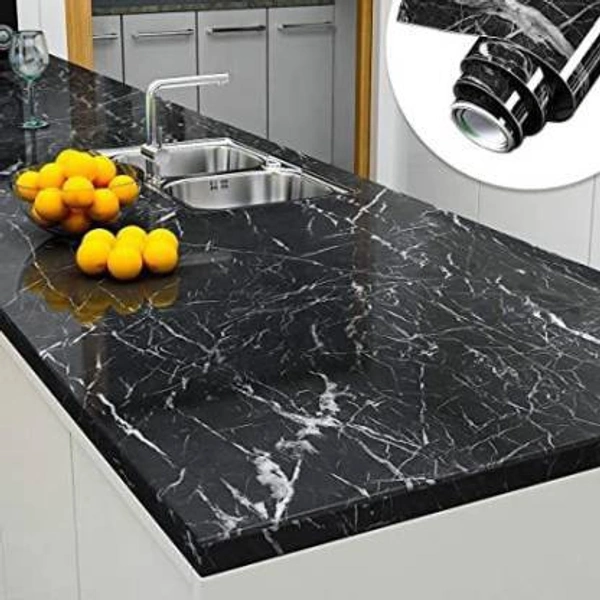 Black Marble Wallpaper - 60*200cm