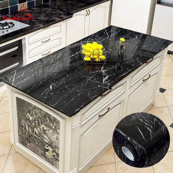 Black Marble Wallpaper - 60*200cm