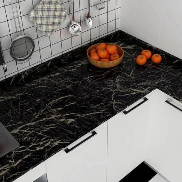 Black Marble Wallpaper - 60*200cm